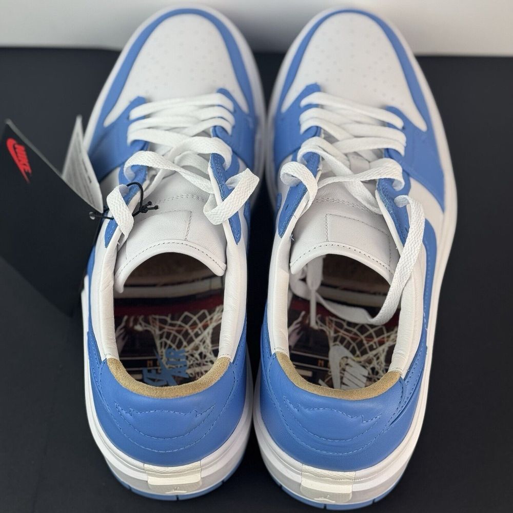 Nike Air Jordan 1 UNC Low Elevate University Blue 12 WMNS‎ / 10.5 MEN DQ3698-141 - Picture 7 of 15